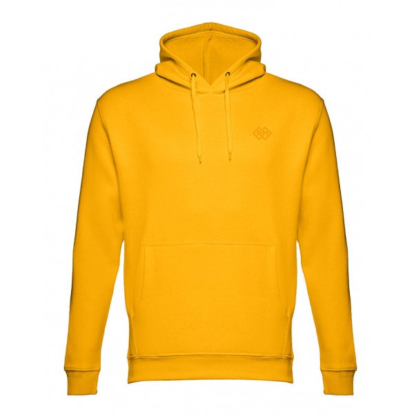 Romobrands_Heren Hoodie_Model Rick_Mustard