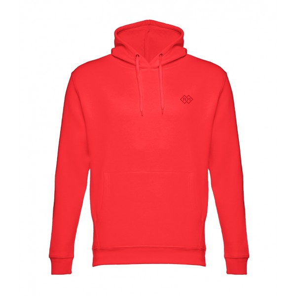 Romobrands_Heren Hoodie_Model Rick_Rood