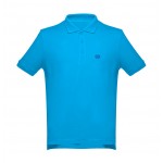 Romobrands_Heren Polo_Model Mathijs_Aqua Blue_