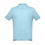 Romobrands_Heren Polo_Model Mathijs_Light Blue_