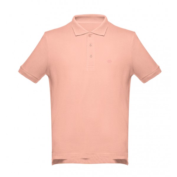 Romobrands_Heren Polo_Model Mathijs_Pastel Salmon_