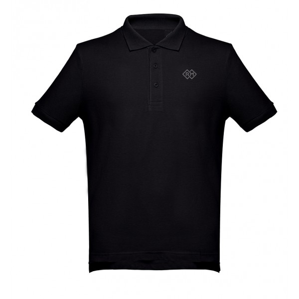 Romobrands_Heren Polo_Model Mathijs_Black